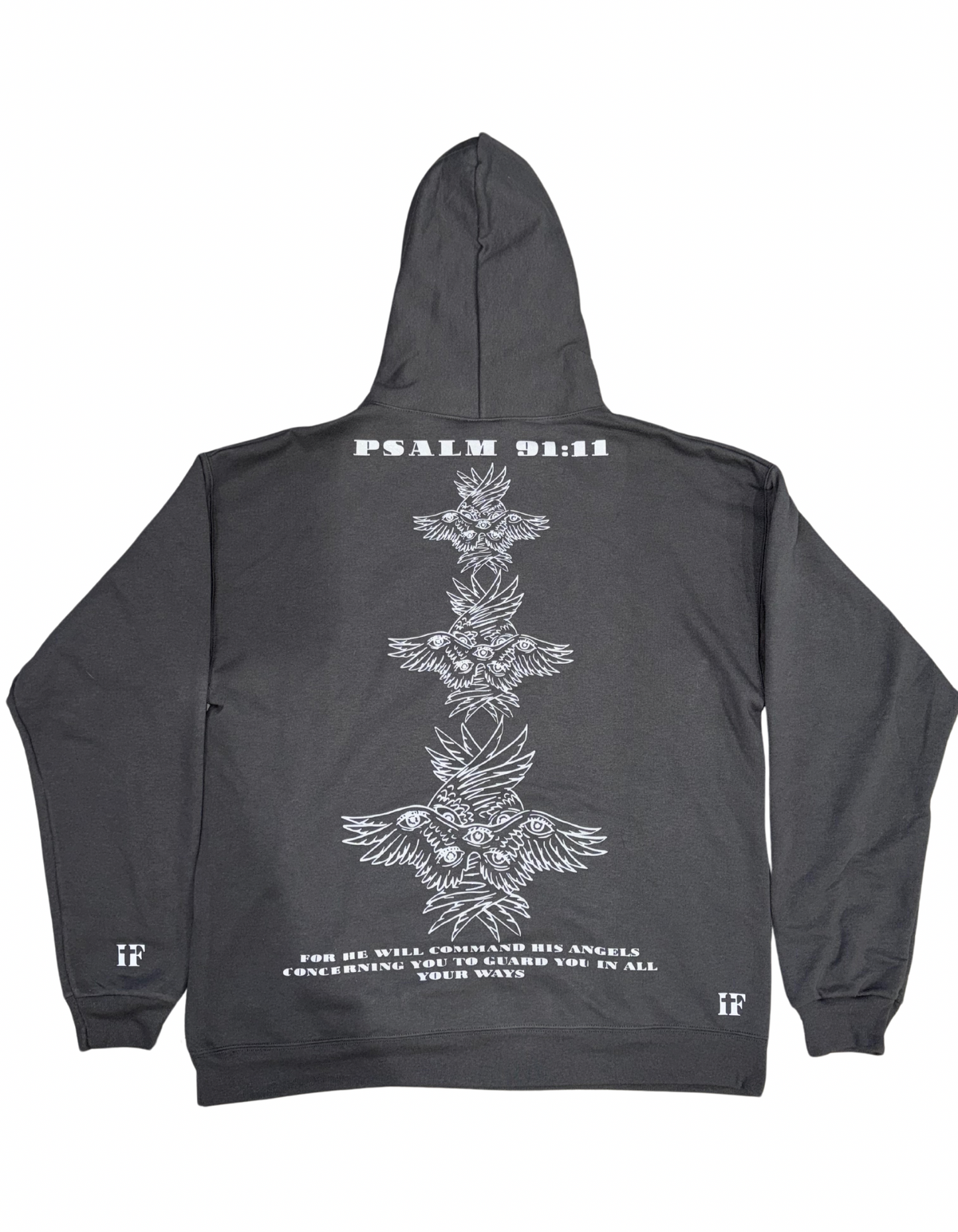 PSALM 91:11 ICED OUT ANGEL HOODIE