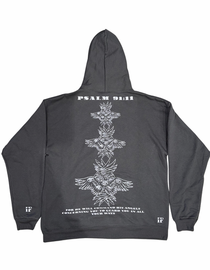 PSALM 91:11 ICED OUT ANGEL HOODIE